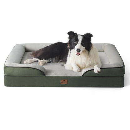 ComfyPaws Orthopedic Washable Dog Sofa - Large, Grey