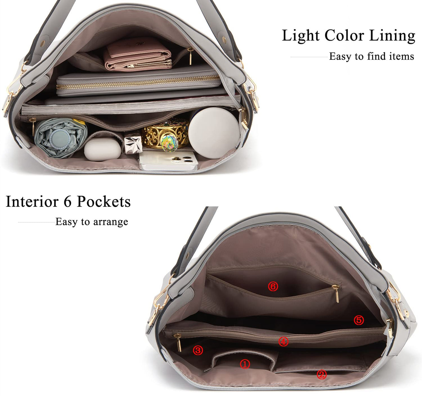 ChicCrossbody: Women's Tote & Wallet Set