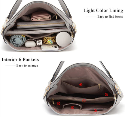 ChicCrossbody: Women's Tote & Wallet Set