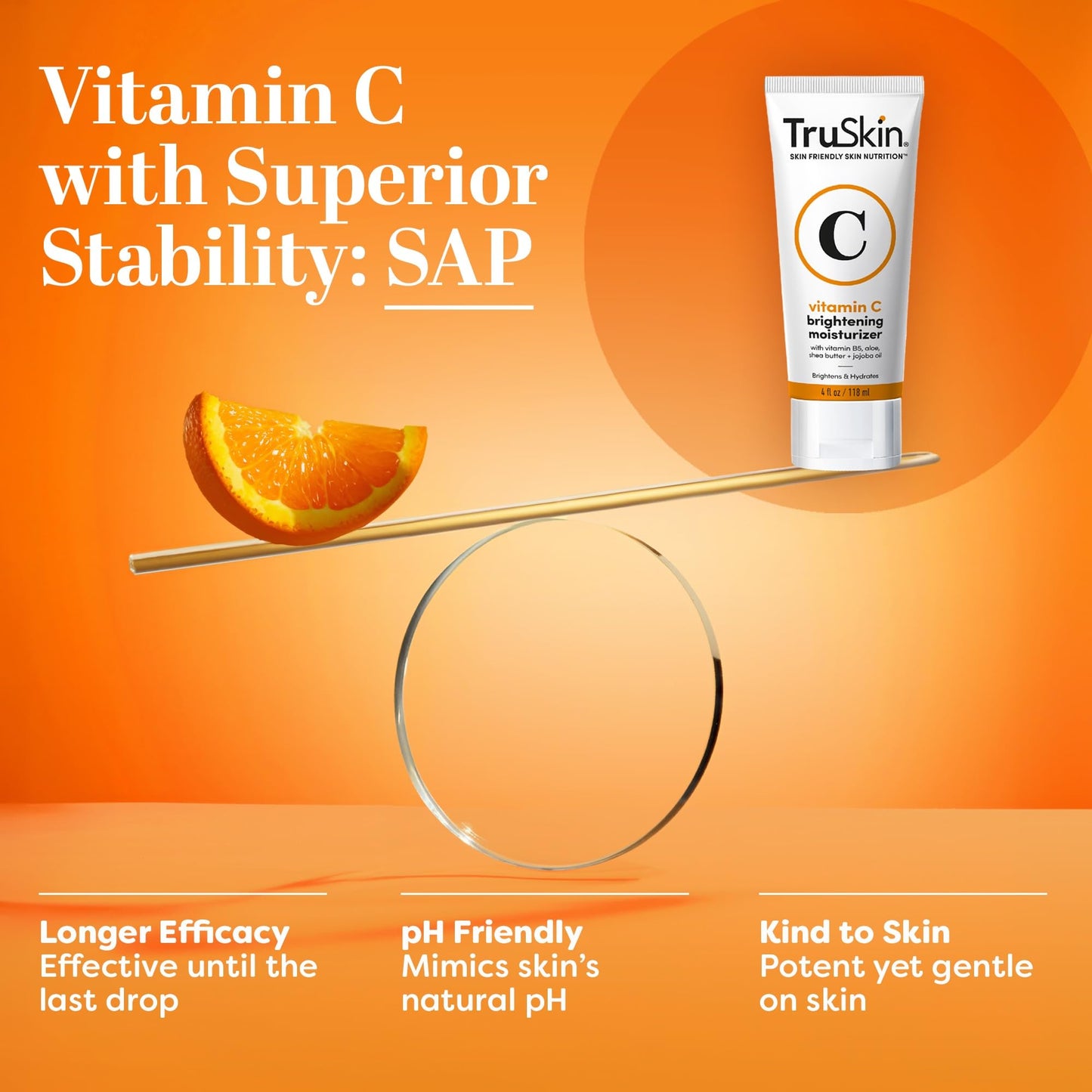 TruGlow Vitamin C Face Cream - Brightening Moisturizer