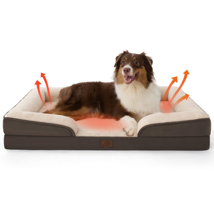 ComfyPaws Orthopedic Washable Dog Sofa - Large, Grey