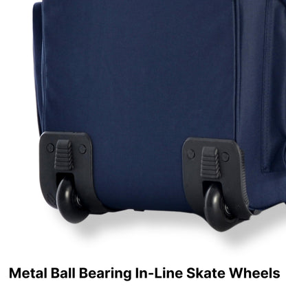 Olympia 22 Max Wheeled Duffel: 8-Pocket Water-Resist