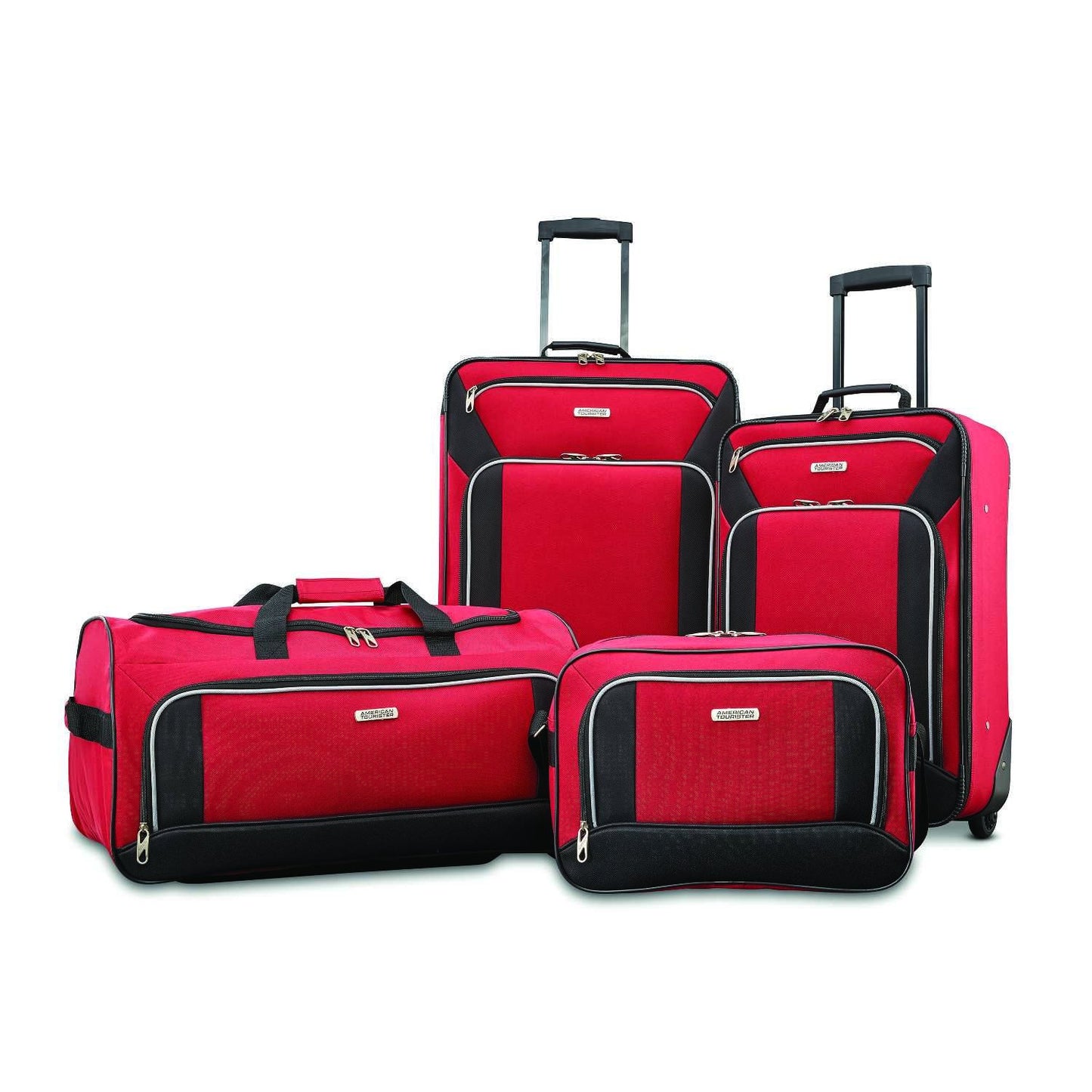 Fieldbrook XLT Black 4-Piece Luggage Set