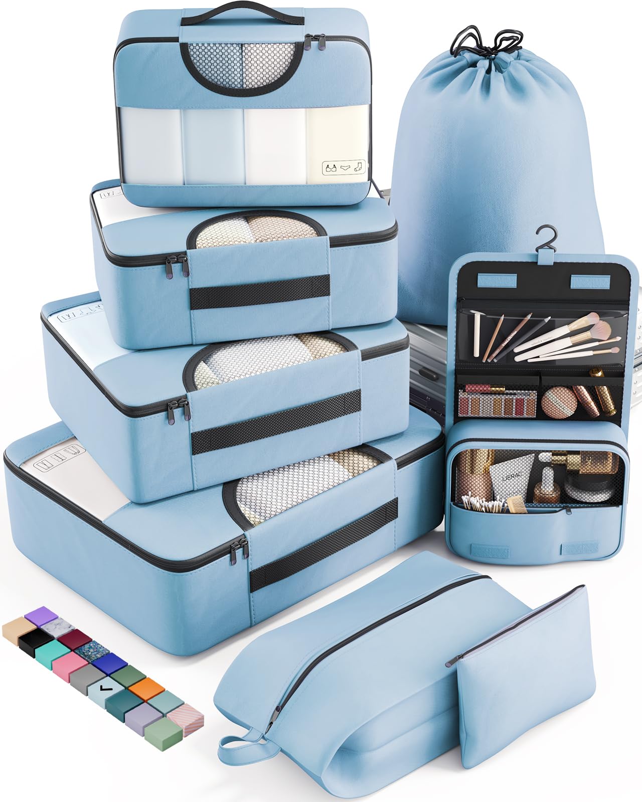 Veken Travel Cubes - 8 Piece Set