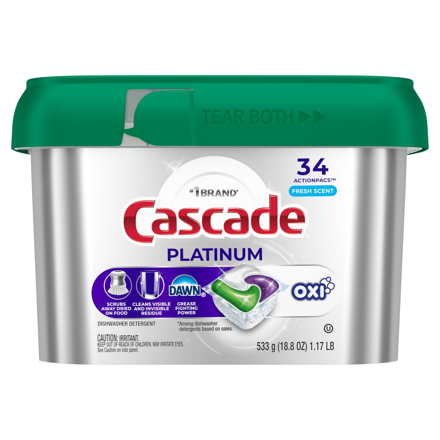 Cascade Platinum Fresh 71ct Dishwasher Pods