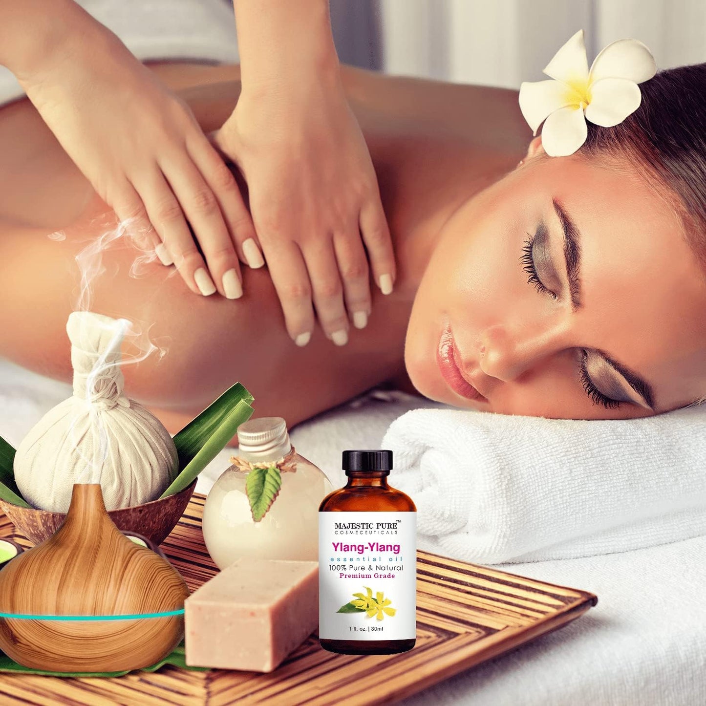 Majestic Pure Lavender Oil with Dropper 4oz