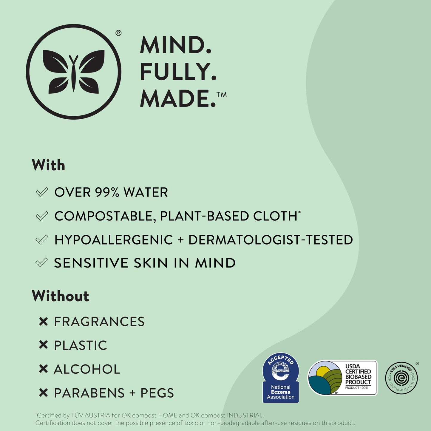 EcoGentle Multi-Use Wipes for Sensitive Skin