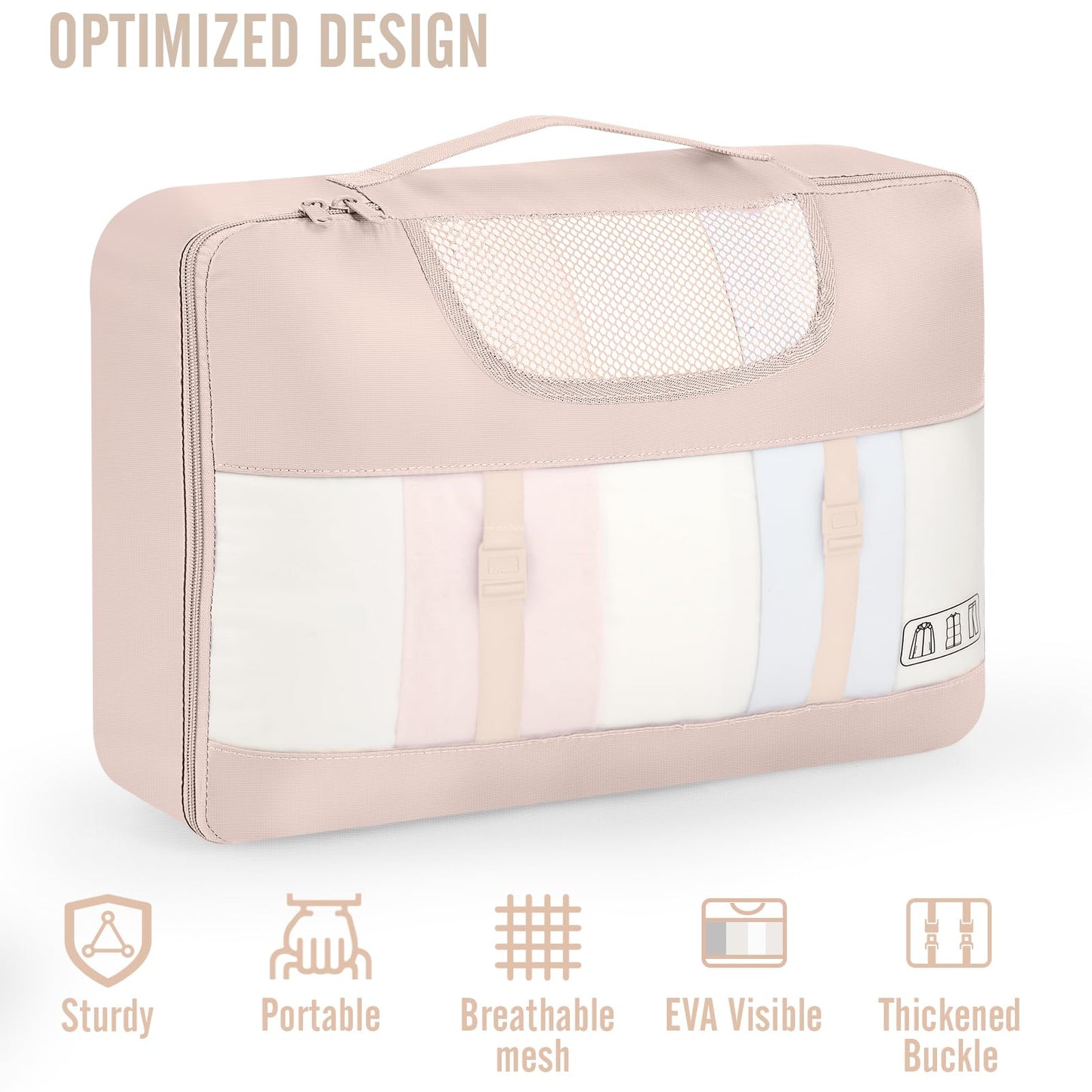 Veken Travel Cubes - 8 Piece Set