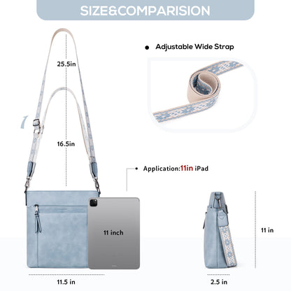 Chic Leather Crossbody with Card Slots for Women