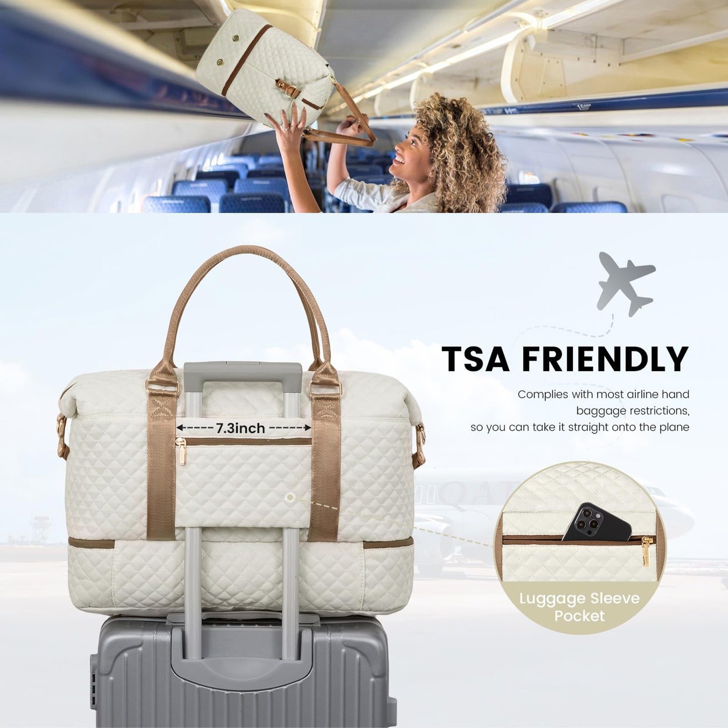 LOVEVOOK All-in-One Duffle: Travel & Gym Ready