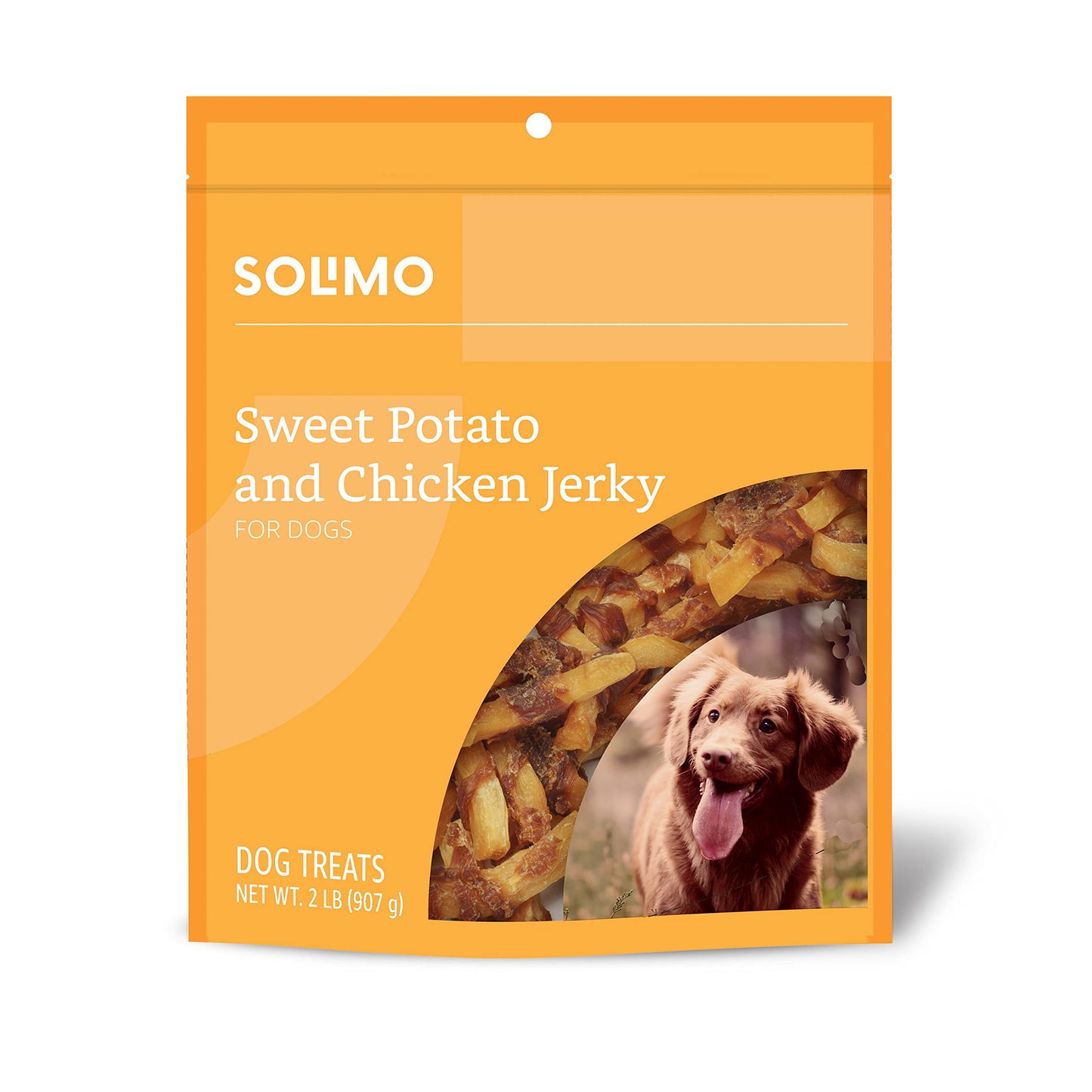 Solimo Sweet Jerky Dog Treats - 2 lbs