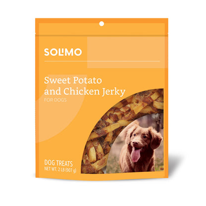 Solimo Sweet Jerky Dog Treats - 2 lbs