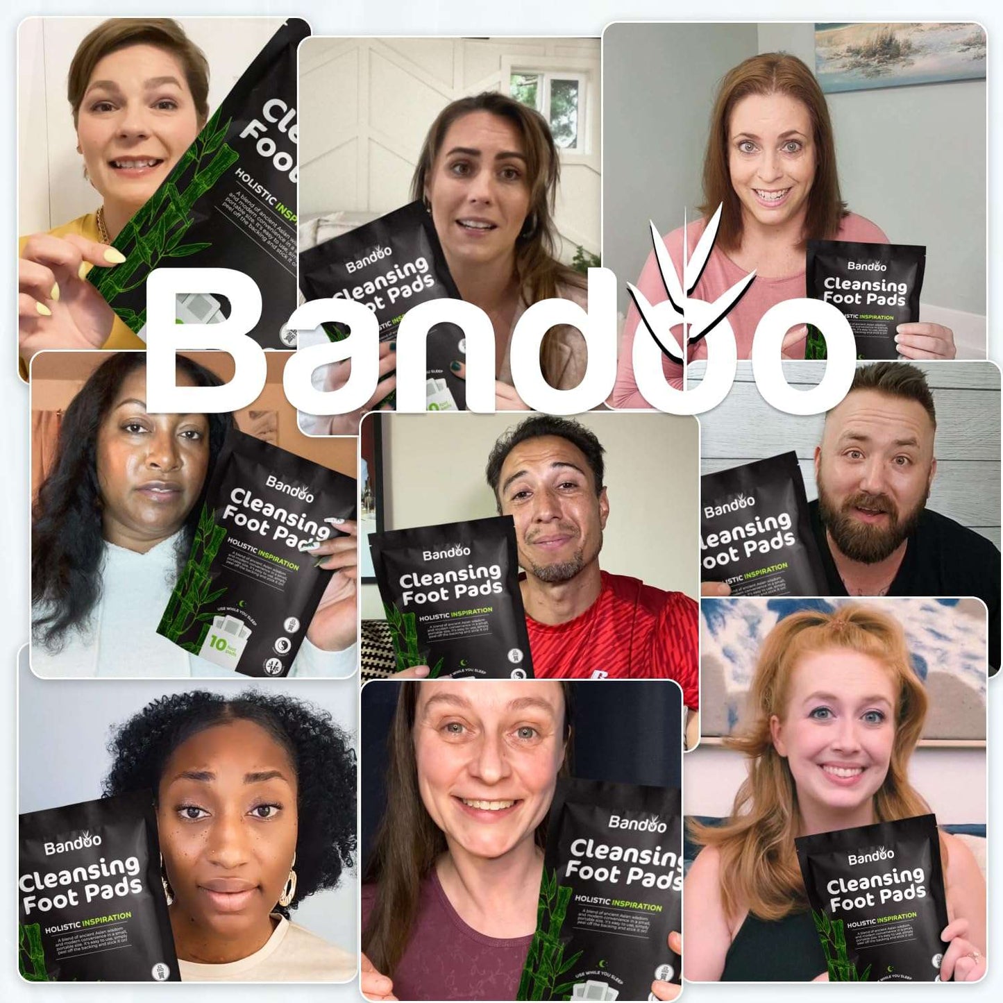 Bamboo Bliss Deep Cleansing Foot Pads - 10 Pack