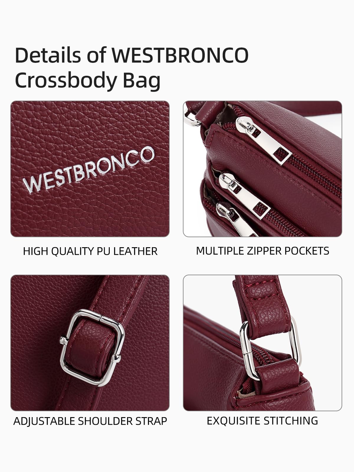 WestBronco ZipSatchel: Women's Medium Crossbody Bag