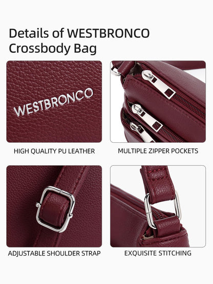 WestBronco ZipSatchel: Women's Medium Crossbody Bag