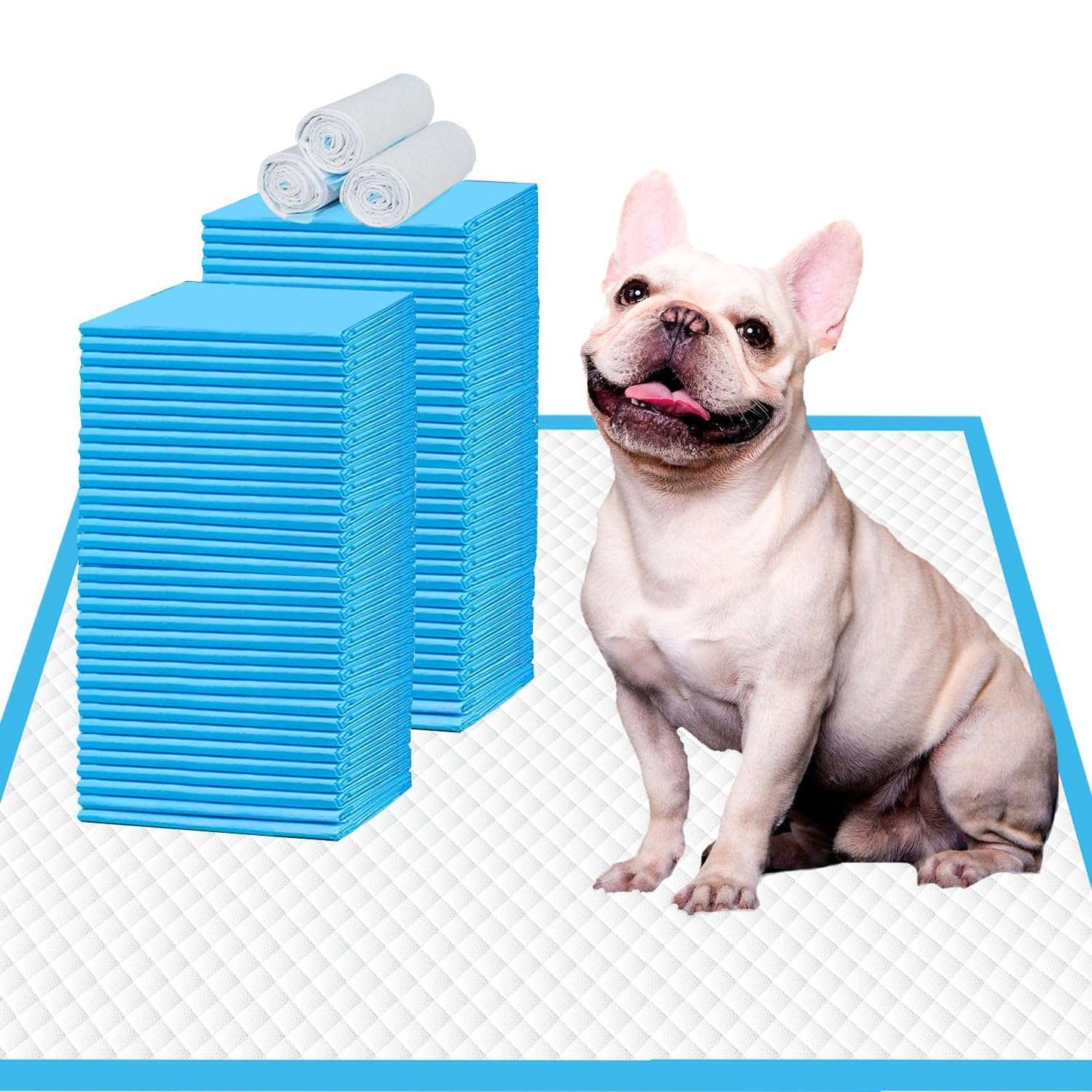 Puppy Pee Pro Pads - 100 Count Super Absorbent Set