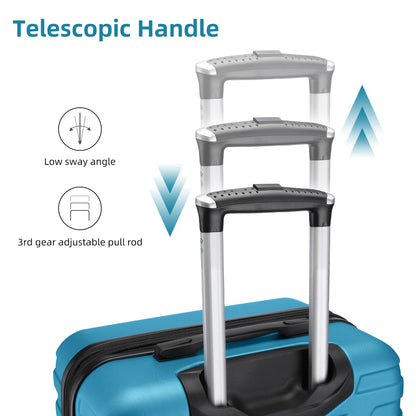 LAVENDER 6pc Hardside Spinner Luggage