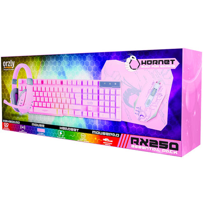Hornet RX-250: 4-in-1 RGB Gaming Gear Bundle