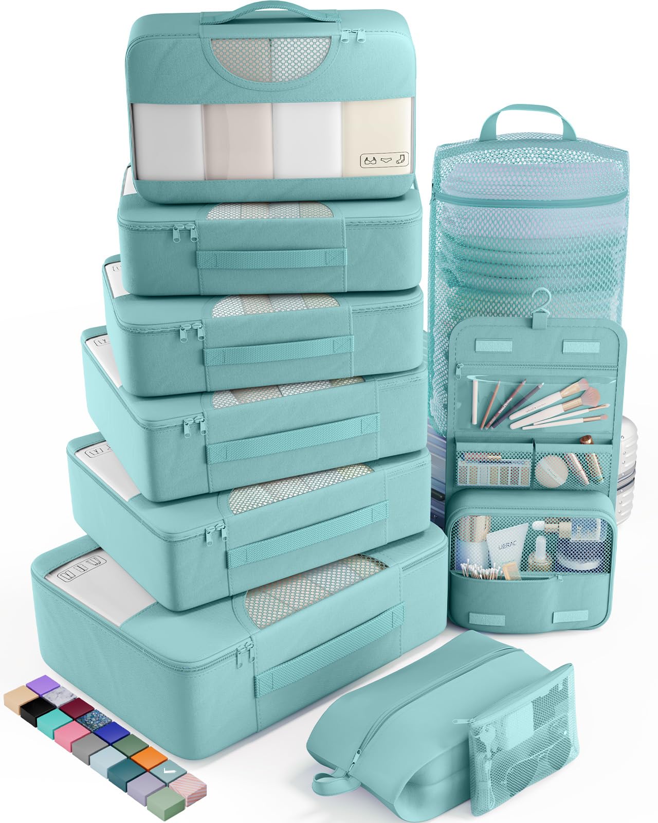Veken Travel Cubes - 8 Piece Set