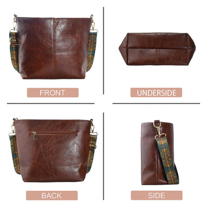 ChicHobo Vegan Leather Crossbody Bag with Strap