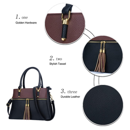 Luxe Leather Satchel & Crossbody Bags