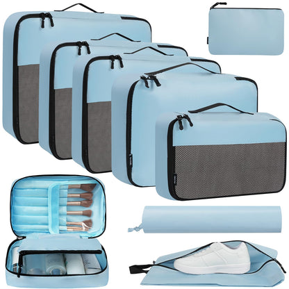 BAGAIL Travel Cubes: 8/9 Set Packing Organizers