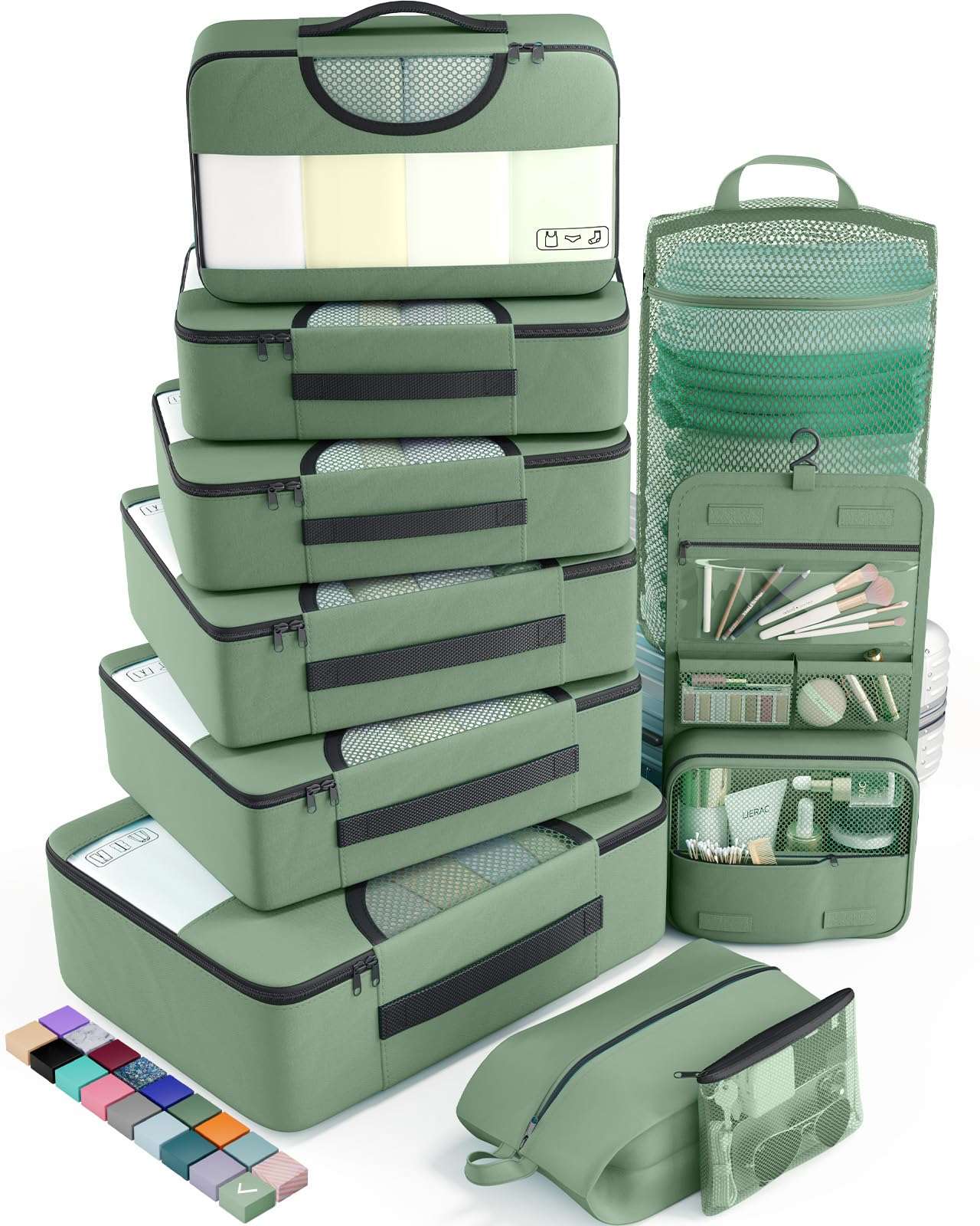 Veken Travel Cubes - 8 Piece Set