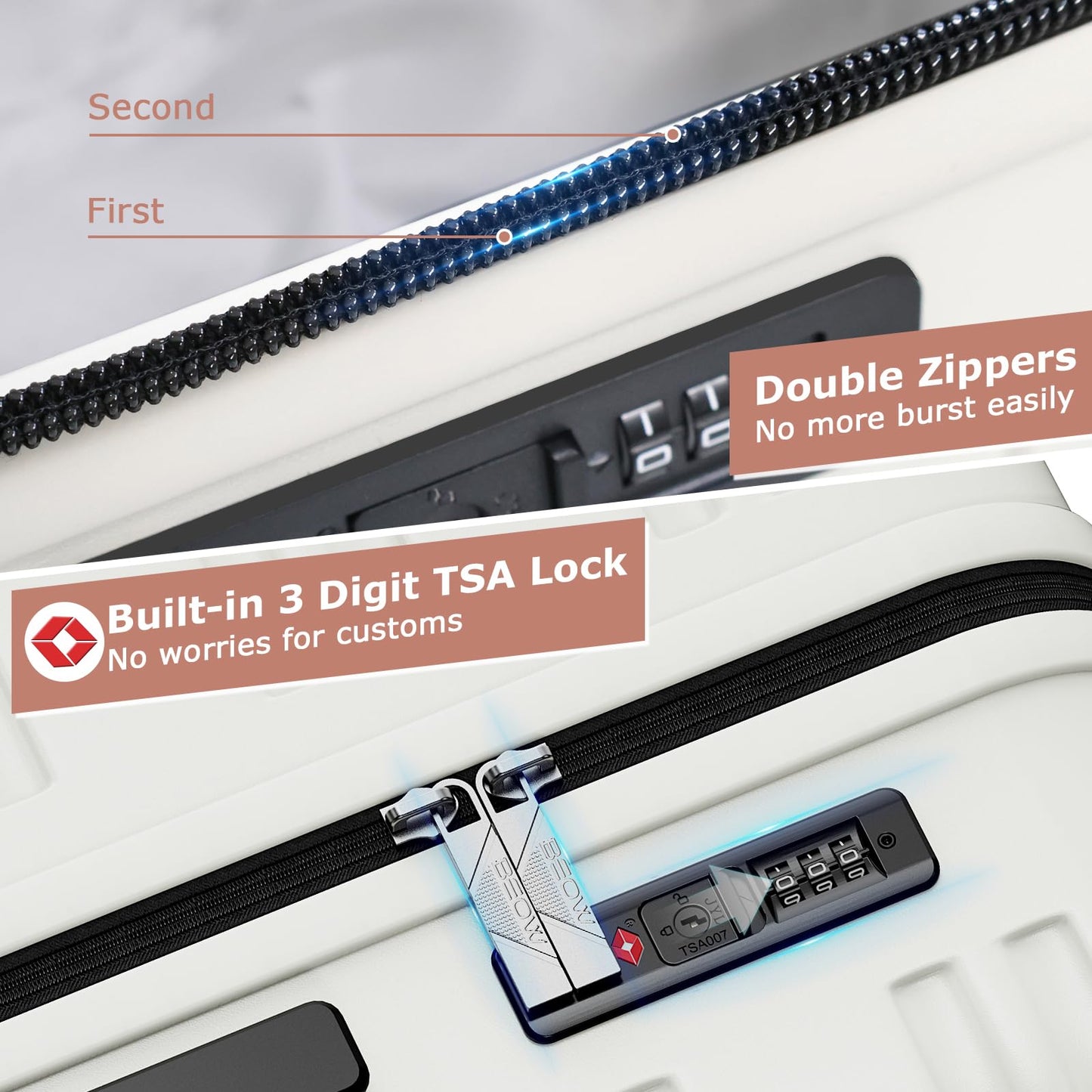 BEOW Spinner Luggage Set