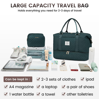 LOVEVOOK All-in-One Duffle: Travel & Gym Ready