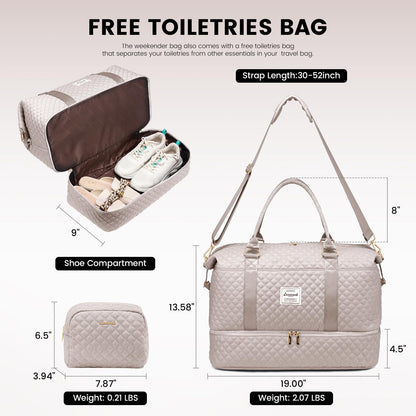 LOVEVOOK All-in-One Duffle: Travel & Gym Ready