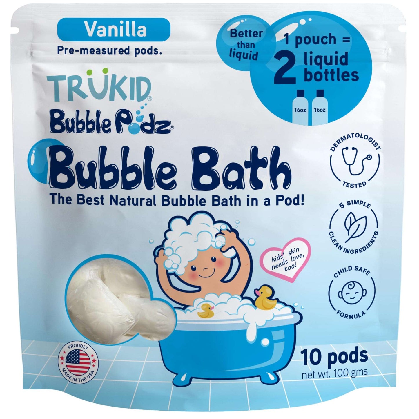 TruKid Bubble Podz: Gentle Lavender Bath Bombs