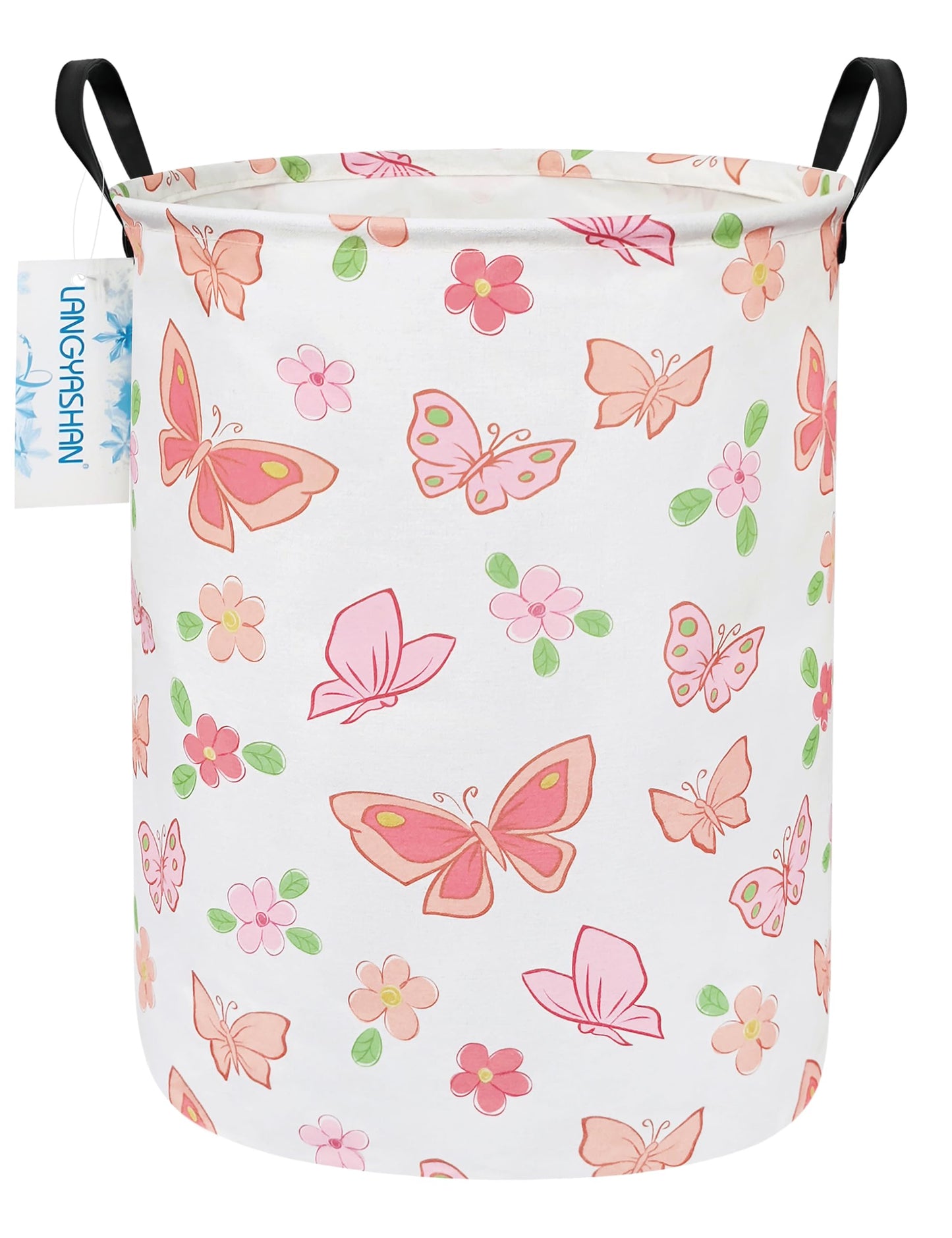 Collapsible Canvas Hamper by LANGYASHAN