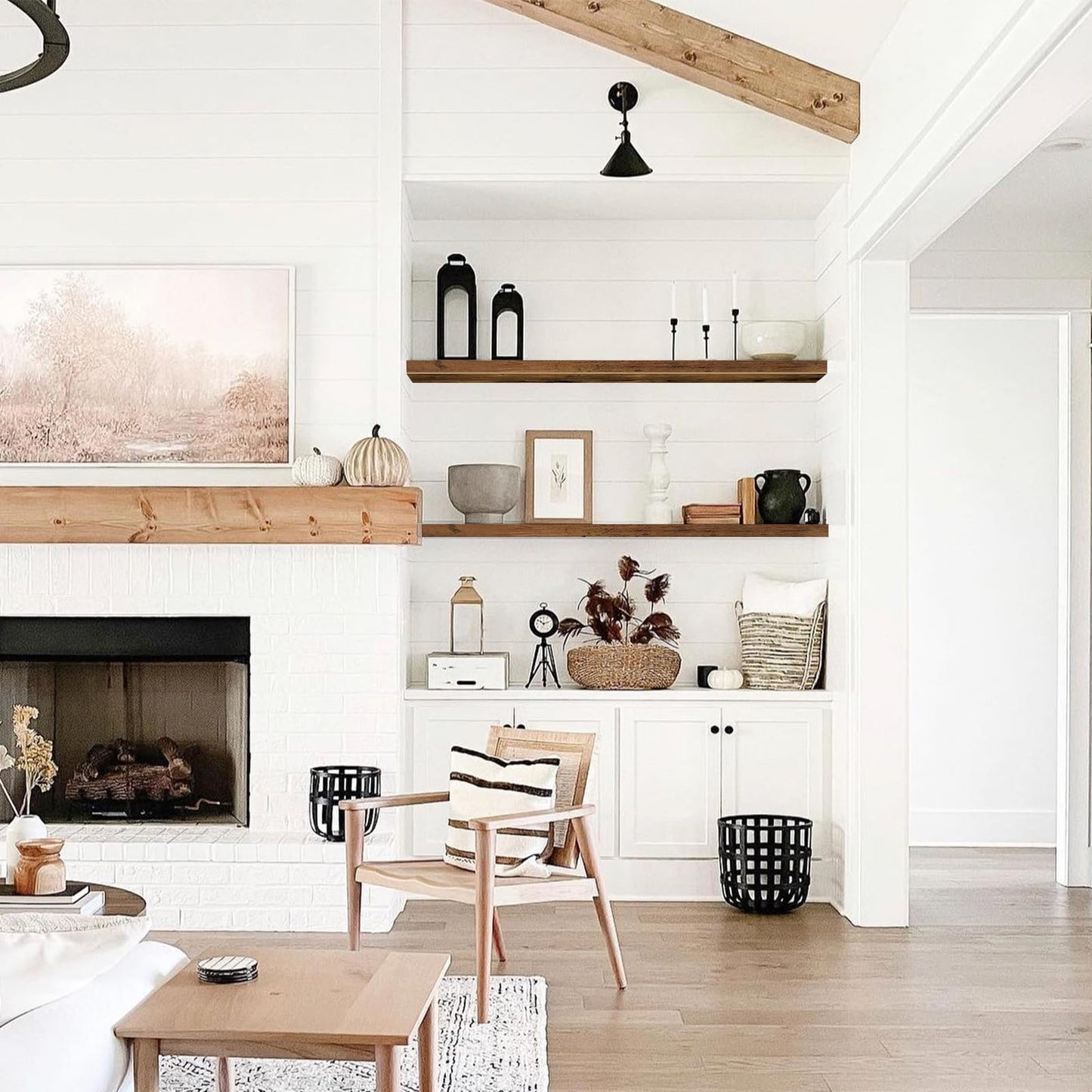 Rustic Farmhouse Shelves (008-40BN)