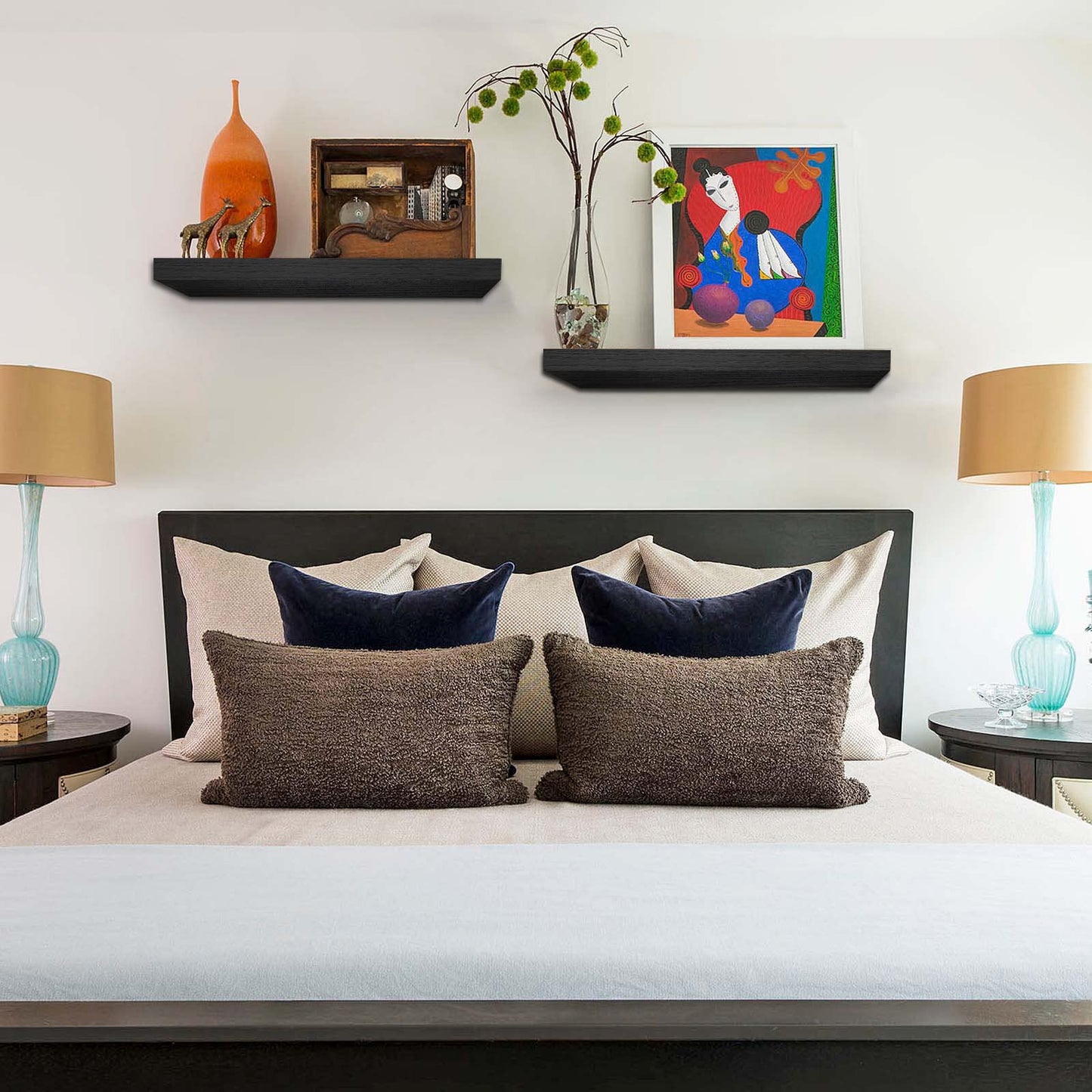 Rustic Farmhouse Shelves (008-40BN)