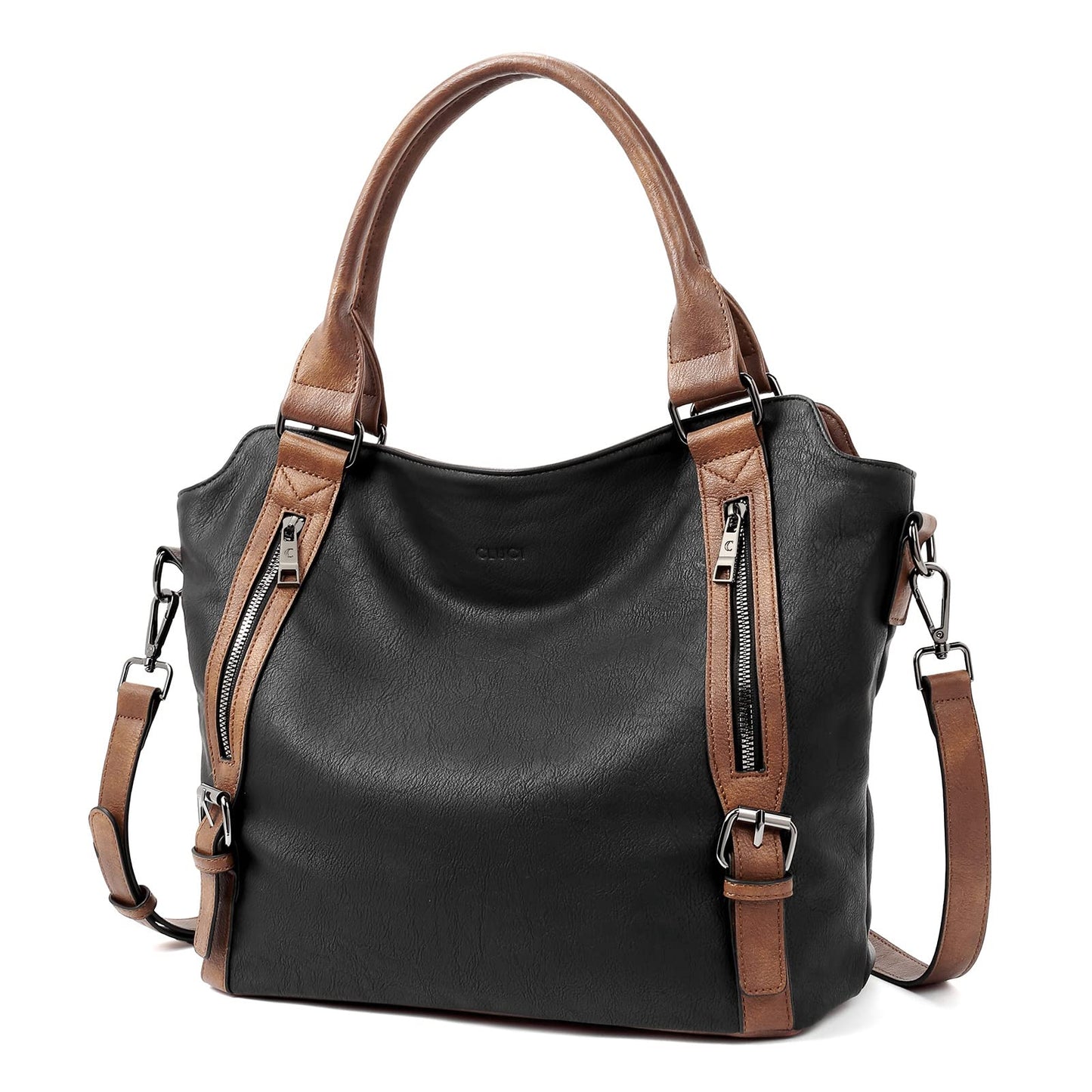 CLUCI Eco Luxe Vegan Leather Tote Bag