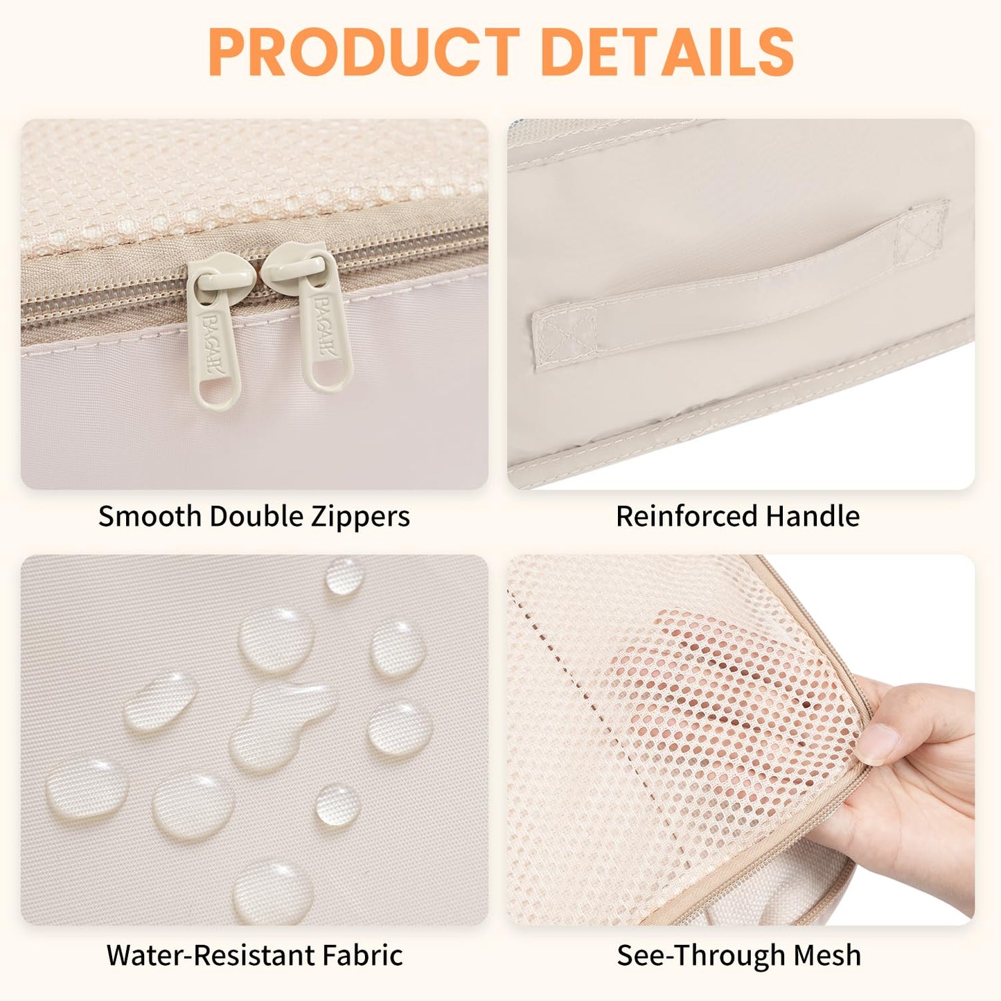 TravelMate 8-Piece Packing Cubes