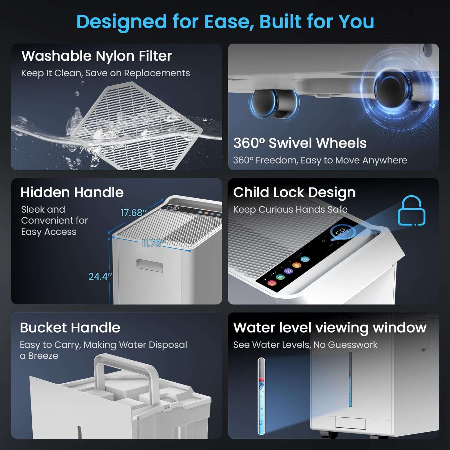 Vellgoo Energy Star Dehumidifier