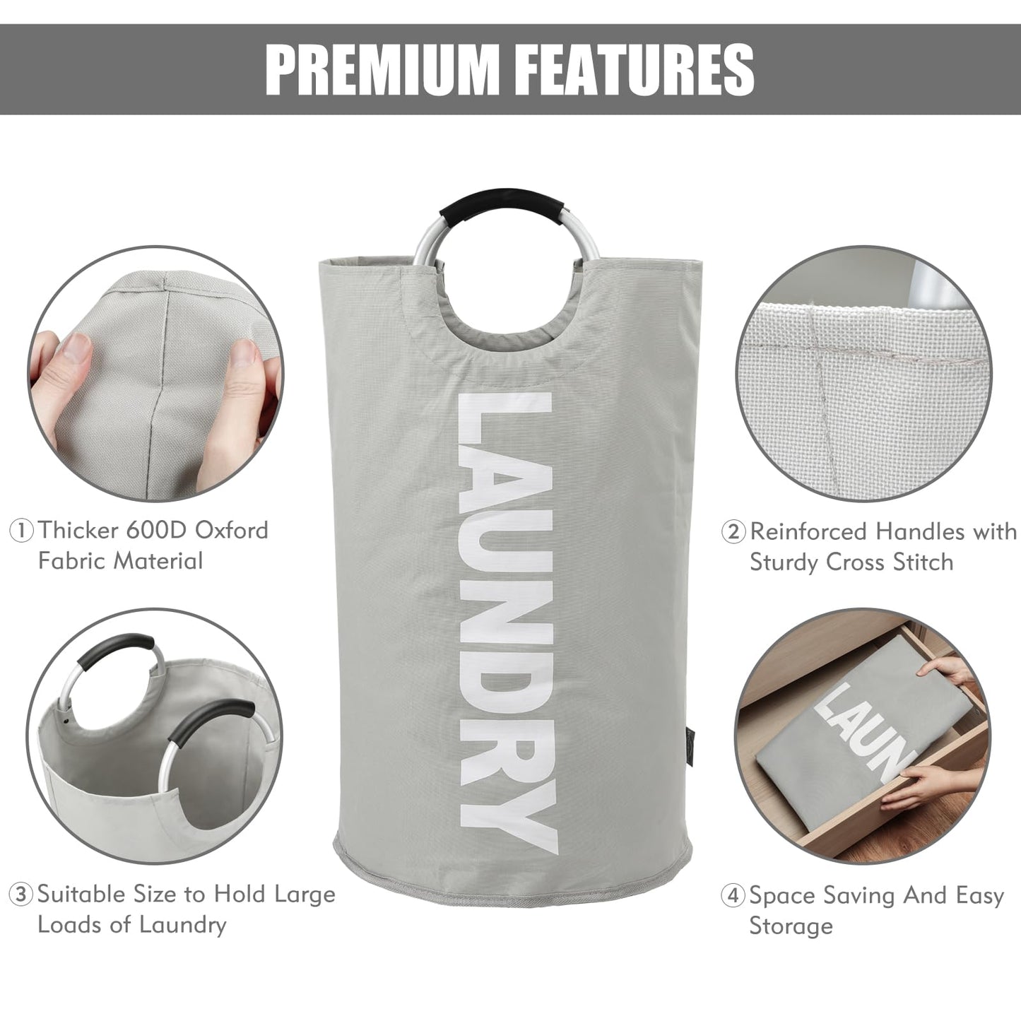 FoldAway Laundry Hamper