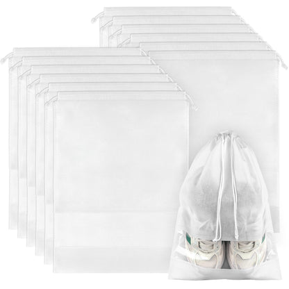Clear View Travel Shoe Bags - 12 Pack