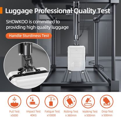 Expandable ShowKoo Suitcase - Durable & TSA Lock