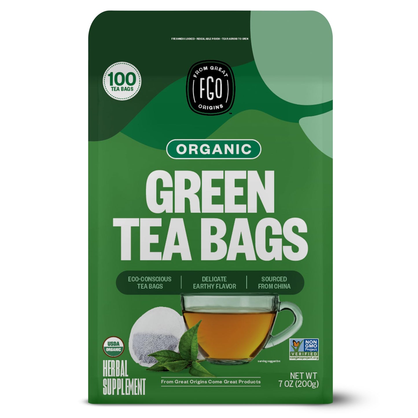 ElderZen Organic Tea - Caffeine-Free Eco Bags
