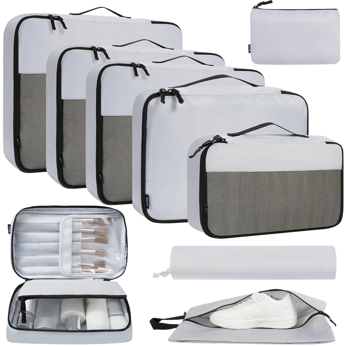 BAGAIL Travel Cubes: 8/9 Set Packing Organizers