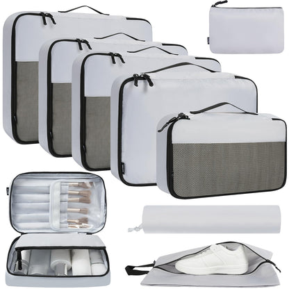 BAGAIL Travel Cubes: 8/9 Set Packing Organizers
