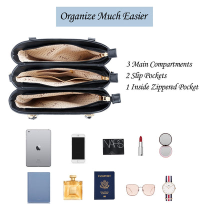 Luxe Leather Satchel & Crossbody Bags