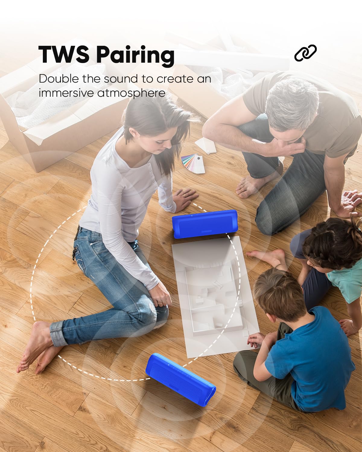 EchoVibe: Portable Waterproof Bluetooth Speaker