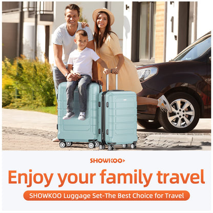 Expandable ShowKoo Suitcase - Durable & TSA Lock