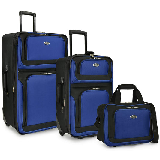 U.S. Traveler New Yorker Expandable Luggage Set
