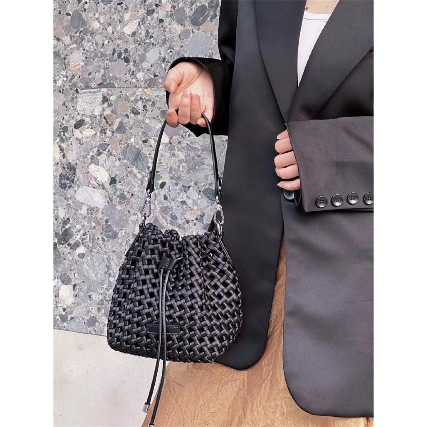 Hollow Bucket Tote Bag