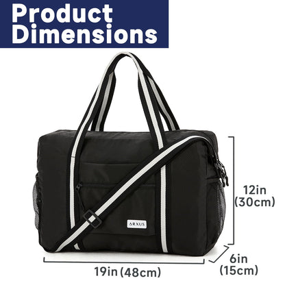 TravelLite Foldable Waterproof Duffle Tote Bag