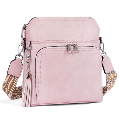 Tassel Charm Crossbody Bag for Women